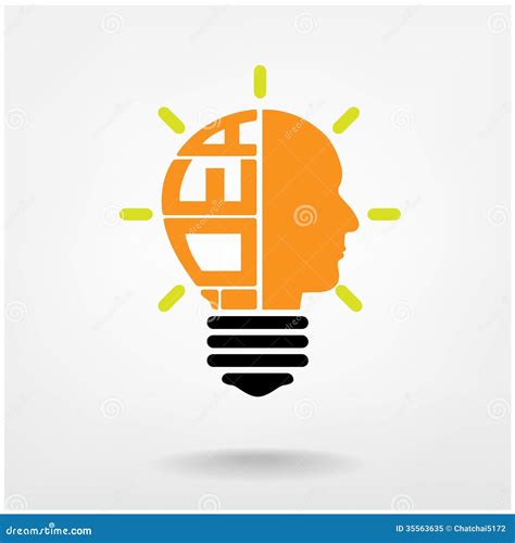 idea iconcreative light bulb signbusiness ideas royalty  stock