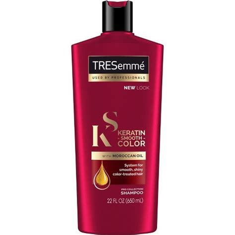 tresemme expert  moroccan oil keratin smooth color shampoo reviews
