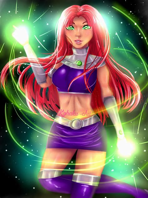 Starfire [[ Teen Titans Fan Art ]] By Aumbraer On Deviantart