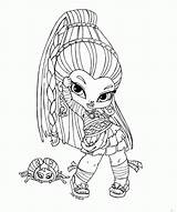 Coloring Monster High Nile Nefera Car sketch template