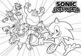 Sonic Colorare sketch template