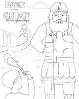 Coloring Goliath David Pages Printable Bible Sheet Lesson Kids Print Plan Activities Clipart Popular Getdrawings Library Coloringhome sketch template