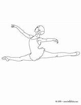 Bailarina Danza Jete Flexibilidad Performing Arms Ensayando Bailarinas Dancers sketch template