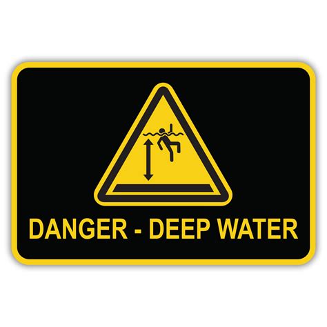 danger deep water american sign company