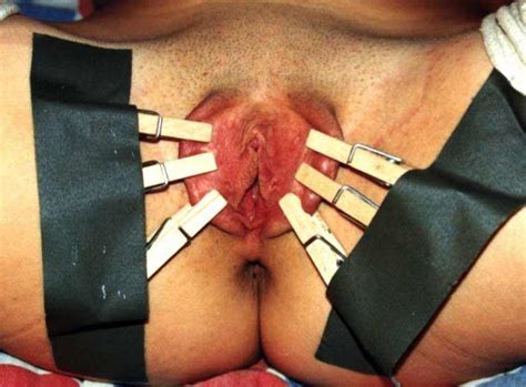 clothespins for pussy play bdsm torture pics