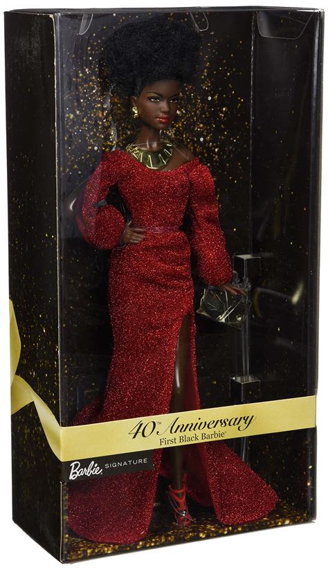 barbie  anniversary  black barbie doll  images     collector doll