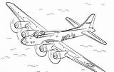 Fortress Bomber Samolot Bombowiec Kolorowanka Ausmalbild Druku Stealth Samolotu Aviones Kolorowania Pokoloruj sketch template
