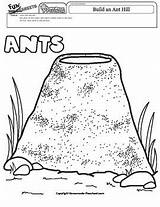Ant Anthill sketch template