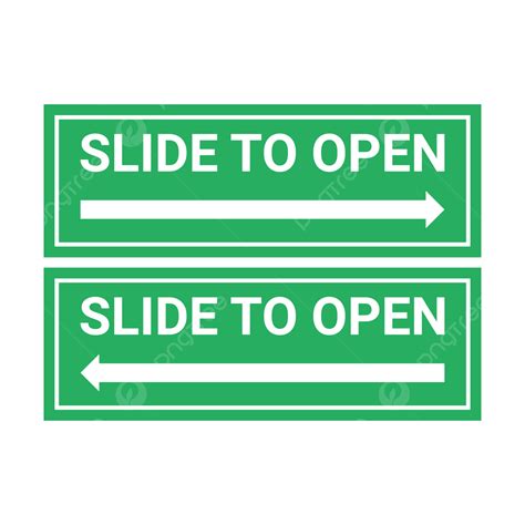 open vector   open   open sign tanda geser