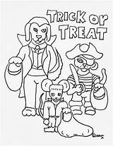 Trick Treat Coloring Pages Kids Adron Mr Library Printable Sheets Popular sketch template