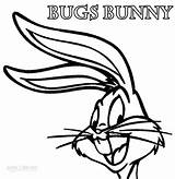 Bunny Bugs Coloring Pages Gangster Printable Face Kids Cool2bkids Color Print Getcolorings sketch template