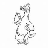 Scrat Malvorlagen Pages7 Dino Squirrel Pages4 Coloringkids sketch template