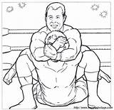 Wrestling Coloring Pages Printable Wwe School Getdrawings Catch High sketch template
