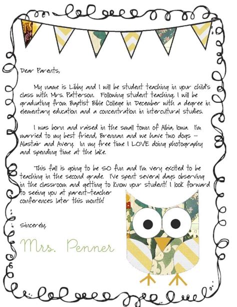 letter  parents images  pinterest teacher letters