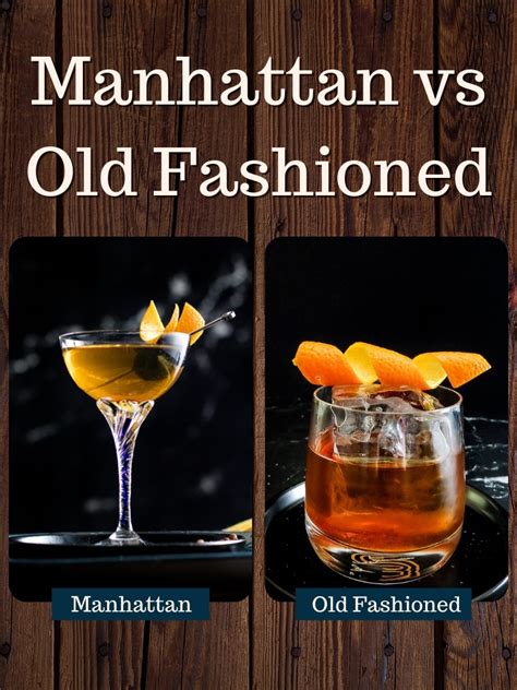 Manhattan Vs Old Fashioned Cocktail What S The Difference Cocktail