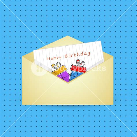 happy birthday wishes  greeting card  envelope  blue dotted