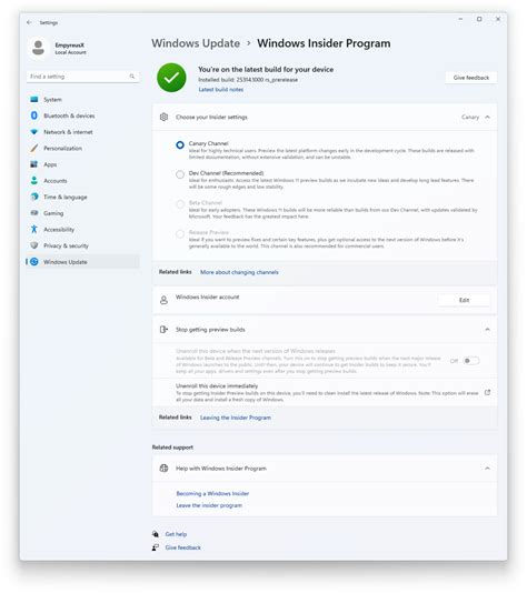Windows Insider Program Betawiki