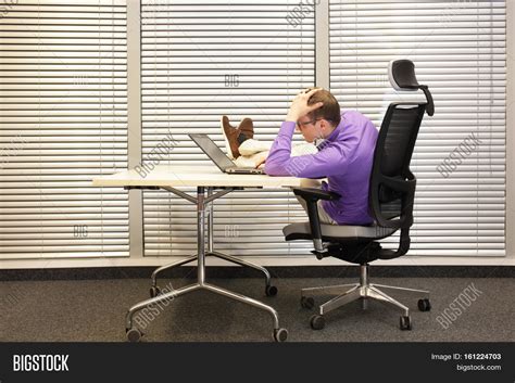 bad sitting posture image photo  trial bigstock