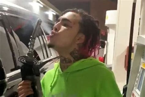 Lil Pump Smokes While Getting Gas Doesn’t Get Why It’s