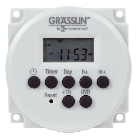 buy grasslin  intermatic fmd av  digital timer  circuit panel mount  vac