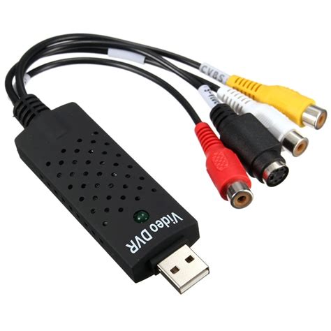 usb  capture video adapter converter cable  stereo audio rca  video input  pc laptop