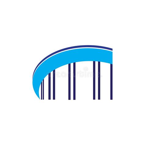 logo dillustration de pont illustration de vecteur illustration du grille passerelle
