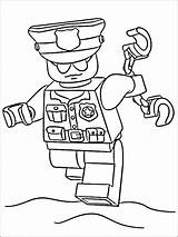 Police Uniform Coloring Pages Officer Color Getcolorings sketch template