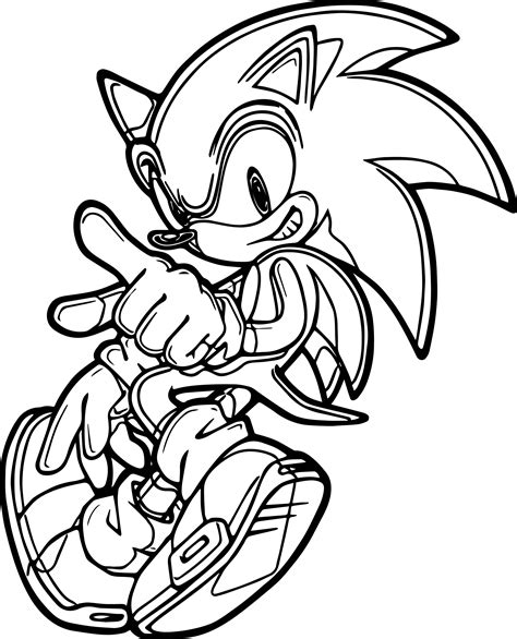 sonic coloring pages  getdrawings