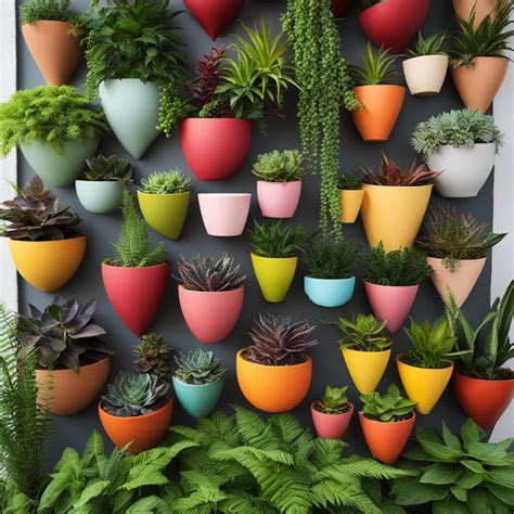 indoor plants  wall planters living art