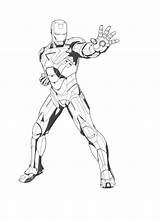 Iron Man Coloring Pages Printable Kids sketch template
