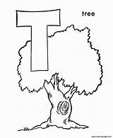 Alphabet Tree Coloring 943f Pages Printable sketch template