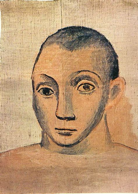 Self Portrait 1906 1 By Pablo Picasso Art Reproduction From Wanford