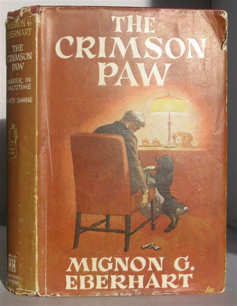 crimson paw  mignon  eberhart good  hardcover  st