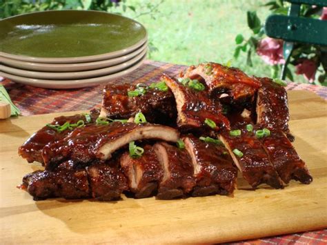 Sweet And Spicy Asian Barbecued Ribs Recipe Food Network