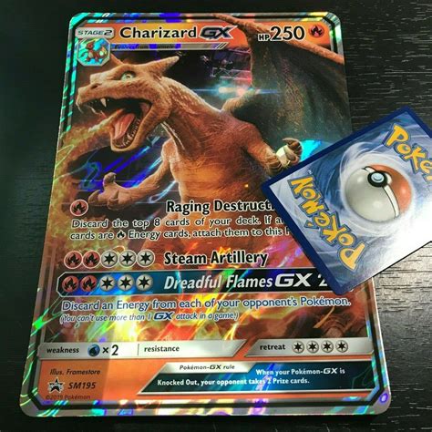 pokemon images real life pokemon cards mega charizard gx