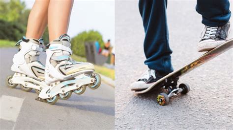 skateboarding  rollerblading