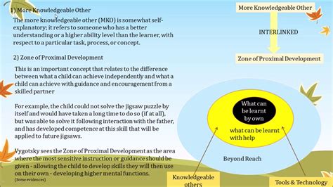 mko vygotsky vygotskys sociocultural theory  cognitive development