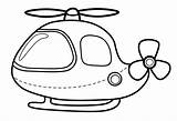 Mewarnai Helikopter Anak sketch template