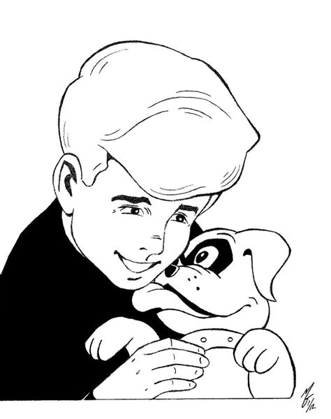 johnny quest coloring pages learny kids