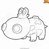Supercolored Hippopotas Ausmalbild sketch template