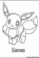Coloring Pages Eevee sketch template