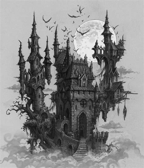 haunted castle fantasy castle castle art castle pictures