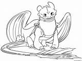Dragon Toothless Coloring Pages Printable Print Kids Book sketch template
