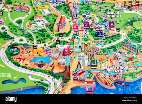 singapore tourist map top tourist attractions images   finder