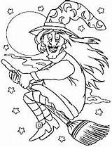 Coloriage Sorcière Coloring Pages Halloween Find sketch template