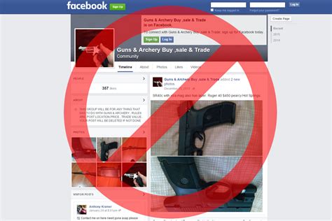 private gun sales are now banned on facebook instagram digital trends