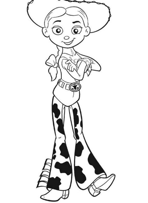 jessie coloring pages    print