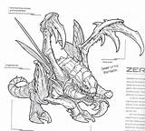 Zergling Starcraft Art1 Wikia sketch template