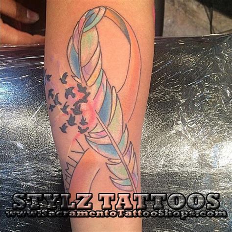 Cancer Ribbon Tattoo Sacramento
