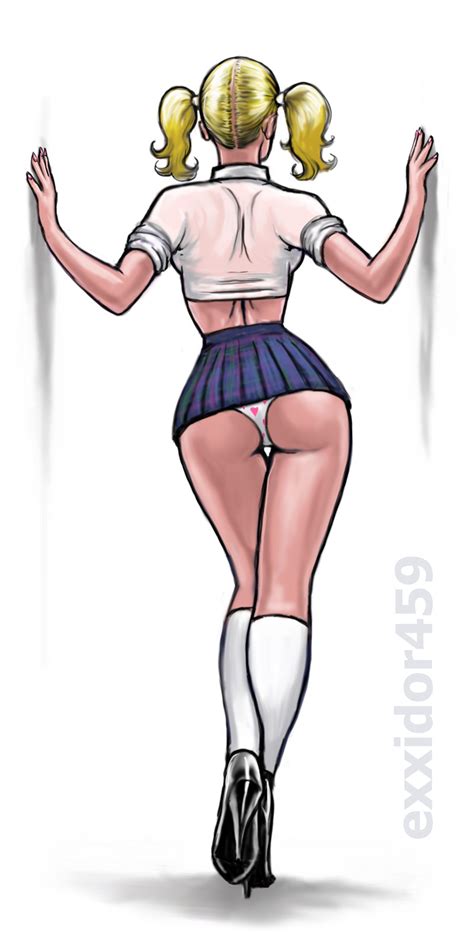 sue storm schoolgirl outfit revisited by exxidor459 hentai foundry